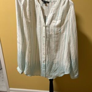 Men's Blue Striped Shirt